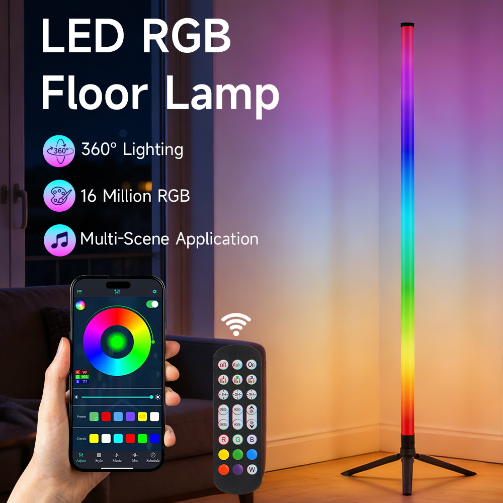 Voice Control Light Bulb - مصباح أرضي ذكي LED مع تحكم