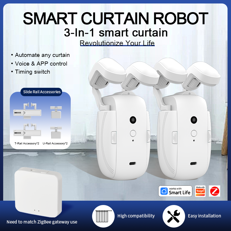 Curtain Motor - محرك ستائر كهربائي ذكي ZigBee 3
