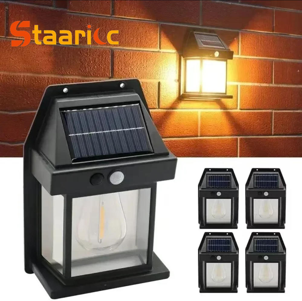 Voice Control Light Bulb - مصباح جداري خارجي يعمل بالطاقة الشمسية