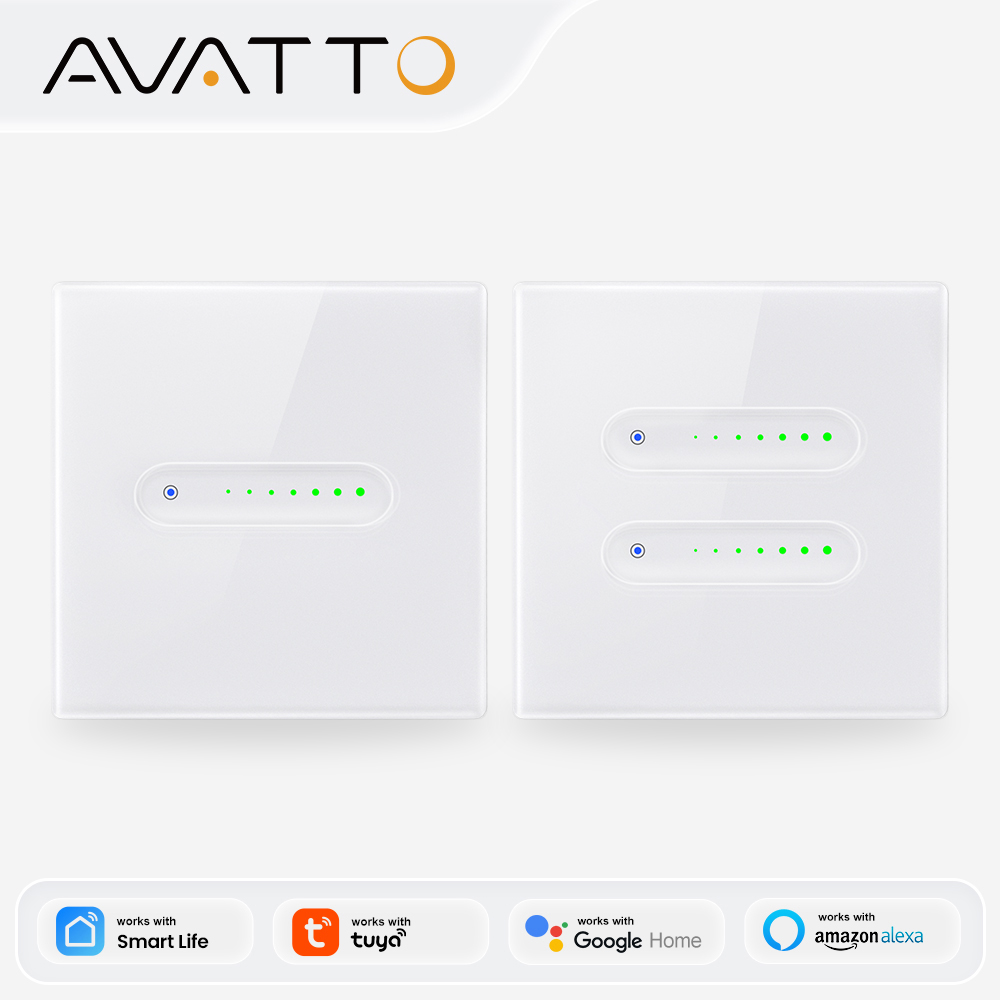 Smart Home Panel - مفتاح إضاءة ذكي من AVATTO يعمل