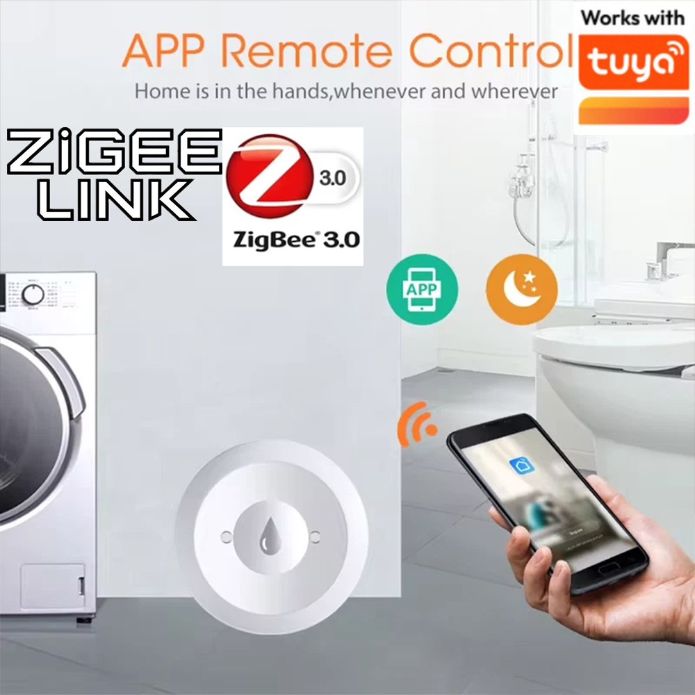 Smart Home Zigbee 3.0 - مستشعر تسرب المياه الذكي الجديد من