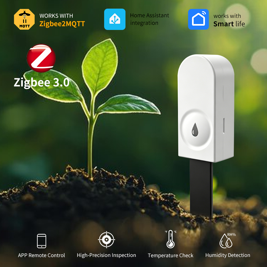 Smart Home Zigbee 3.0 - جهاز اختبار التربة الذكي Zigbee 3.0