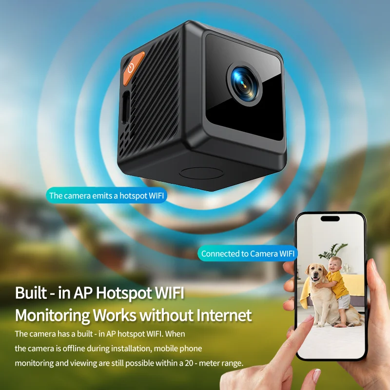 Smart Home Cctv - W02 1080P حماية أمنية صغيرة للمنزل