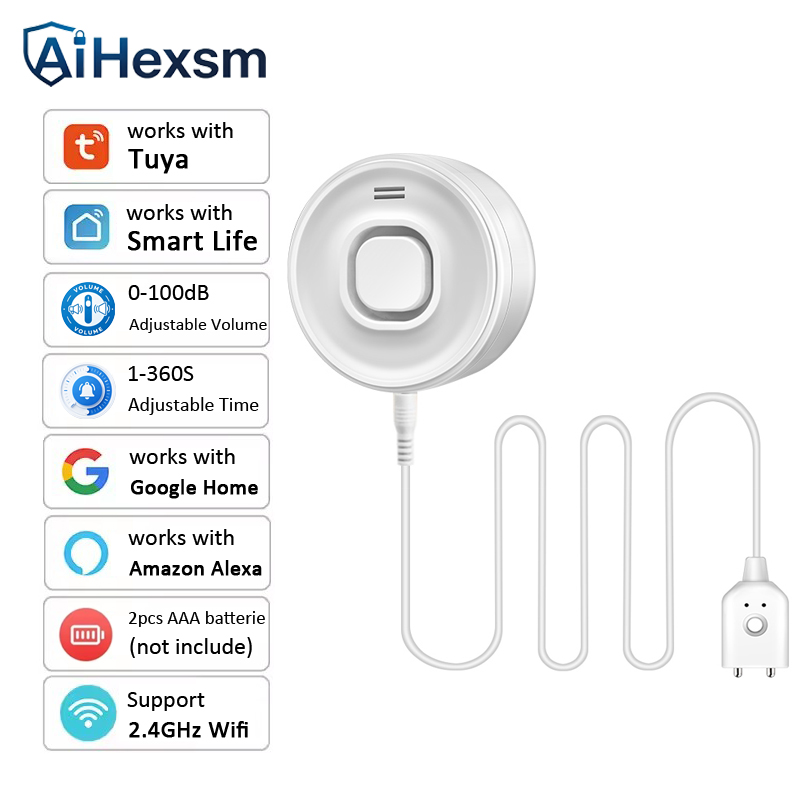Smart Home Water Level Sensor - جهاز استشعار تسرب المياه بقوة 100