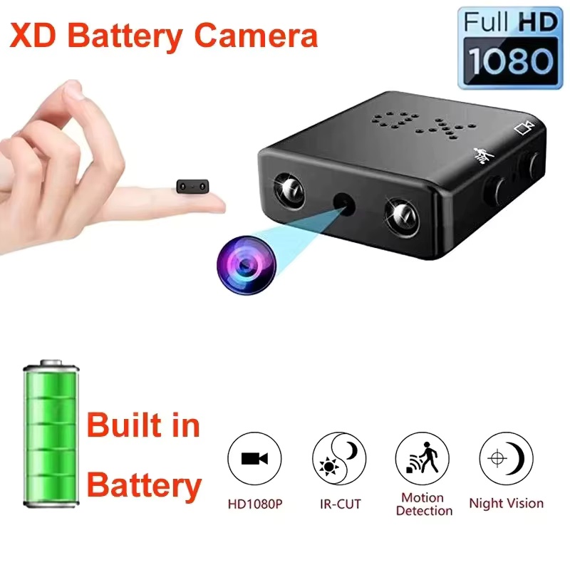 Smart Home Cctv - كاميرا مصغرة عالية الدقة 1080P، كاميرا
