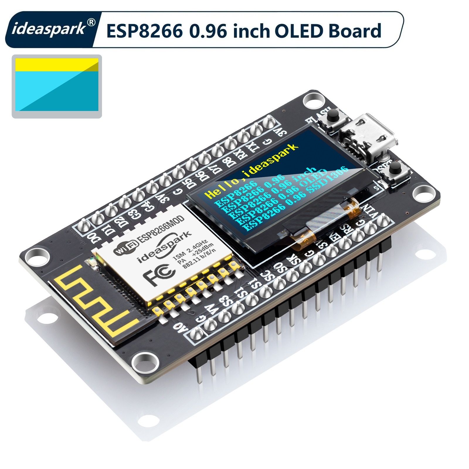 Smart Home Kit For Arduino - لوحة تطوير NodeMCU ESP8266 مع شاشة