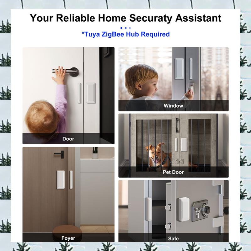 Door Window Sensor - مستشعر الباب ABLG Tuya Zigbee مستشعر