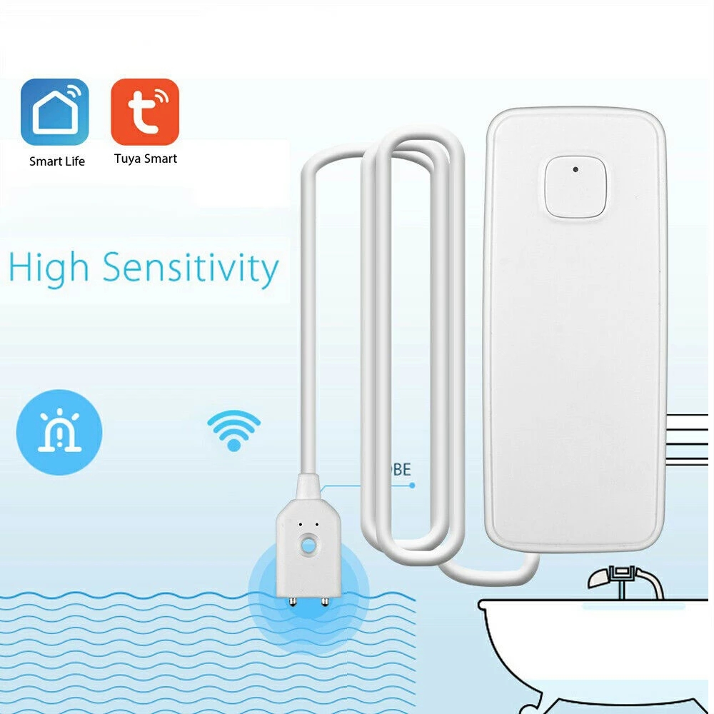 جهاز استشعار إنذار المياه واي  - مراجعة Wifi Water Leak Detector وسعره