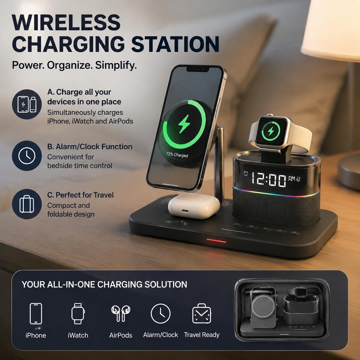محطة شحن لاسلكية مغناطيسية لله - مراجعة Smart Home Improvement وسعره