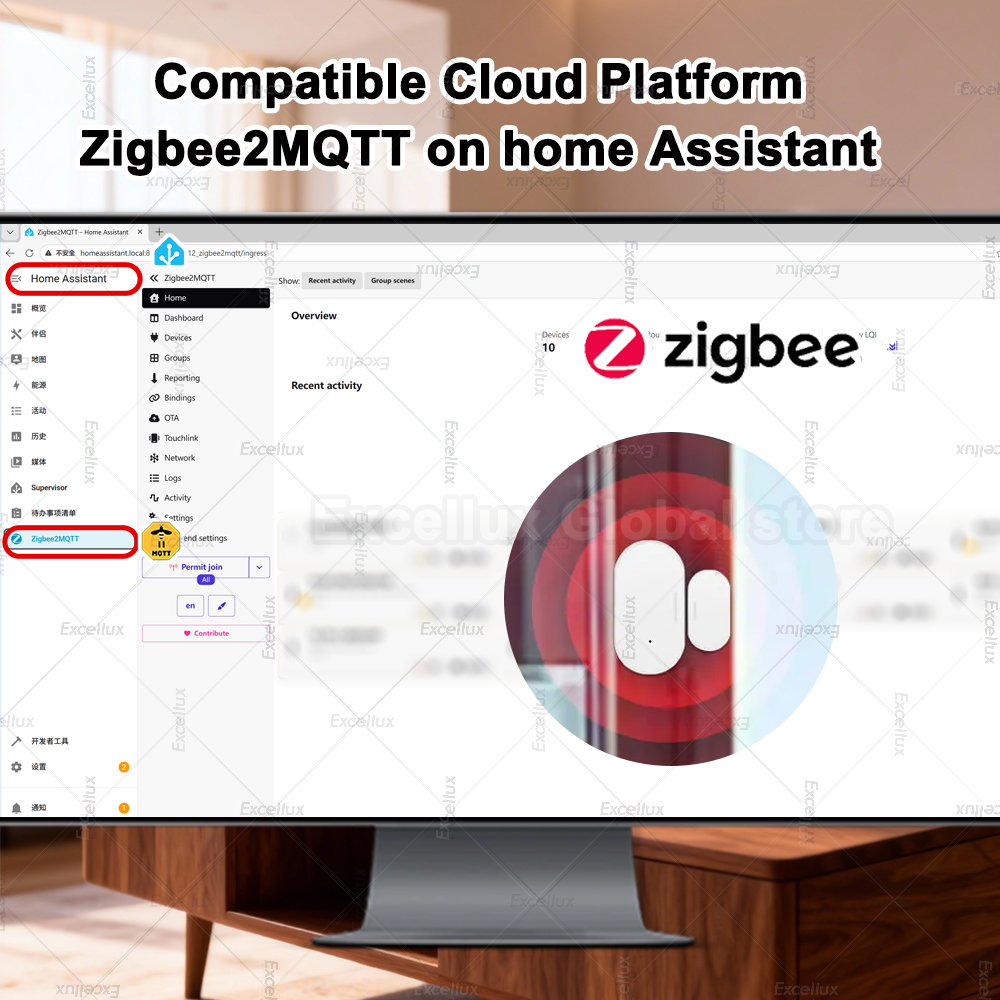زيجبي 3.0 مستشعر نافذة الباب م - مراجعة Smart Home Zigbee 3.0 وسعره