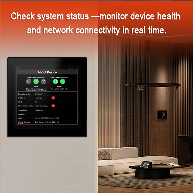 تابلت سن وورلد 4 بوصة بنظام KN - مراجعة Smart Home Knx وسعره