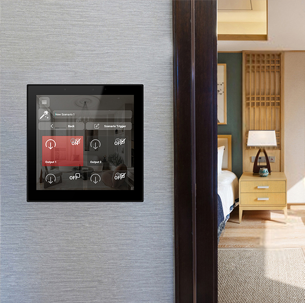 تابلت سن وورلد 4 بوصة بنظام KN - مراجعة Smart Home Knx وسعره