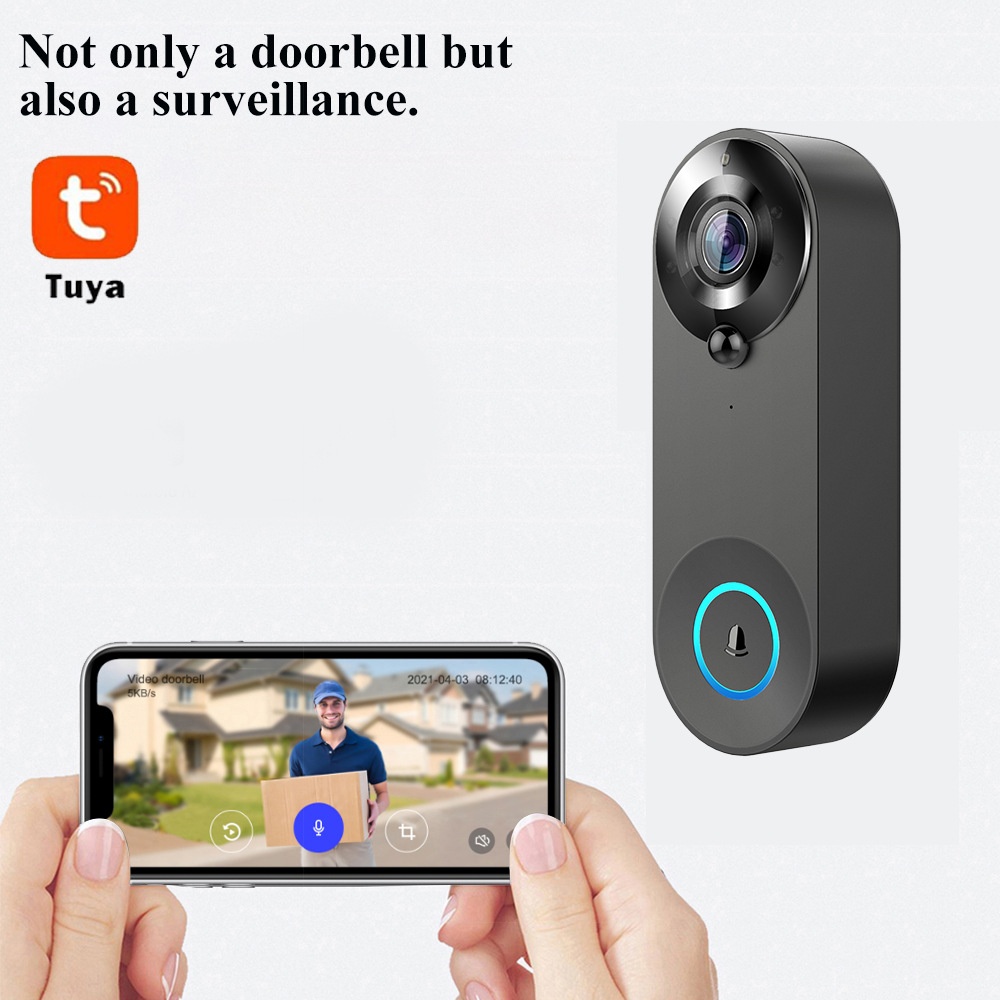Tuya 1080P اللاسلكية جرس باب و - مراجعة Smart Home Cctv وسعره