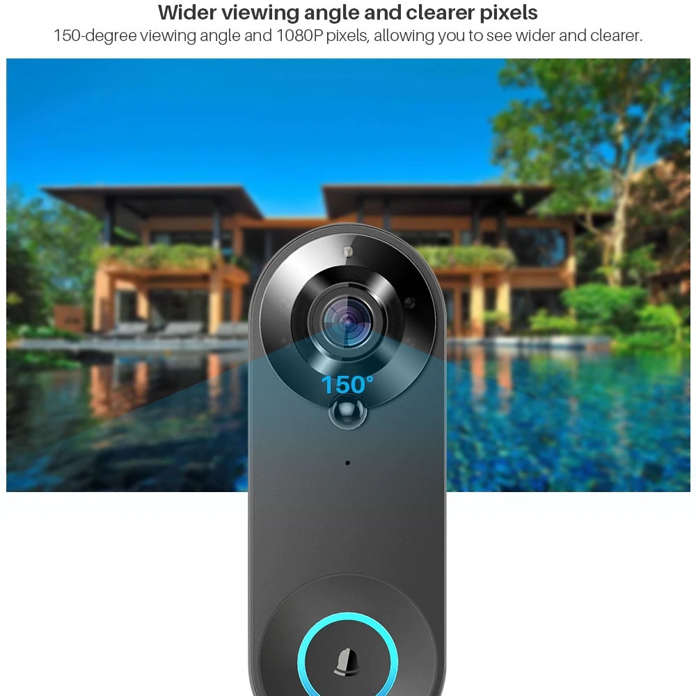 Tuya 1080P اللاسلكية جرس باب و - مراجعة Smart Home Cctv وسعره