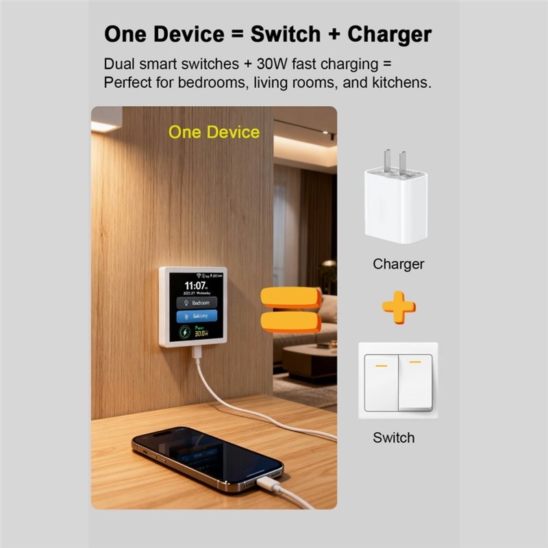 مجموعة بالجملة: مفتاح ذكي بشاش - مراجعة Smart Home Zigbee 3.0 وسعره