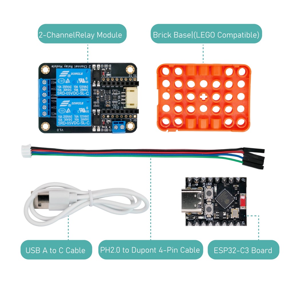 وحدة ترحيل ثنائية القنوات بمدخ - مراجعة Smart Home Kit For Arduino وسعره