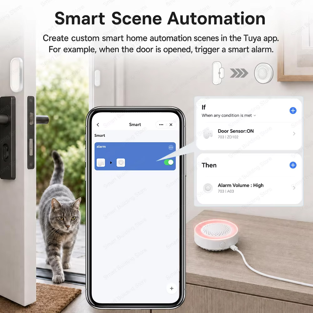 مستشعر الأبواب والنوافذ زيجبي  - مراجعة Smart Home Zigbee 3.0 وسعره