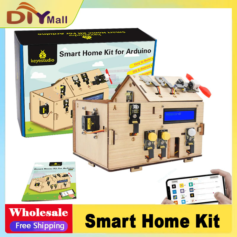 Keyestudio Smart IoT Home Kit  - مراجعة Smart Home Kit For Arduino وسعره