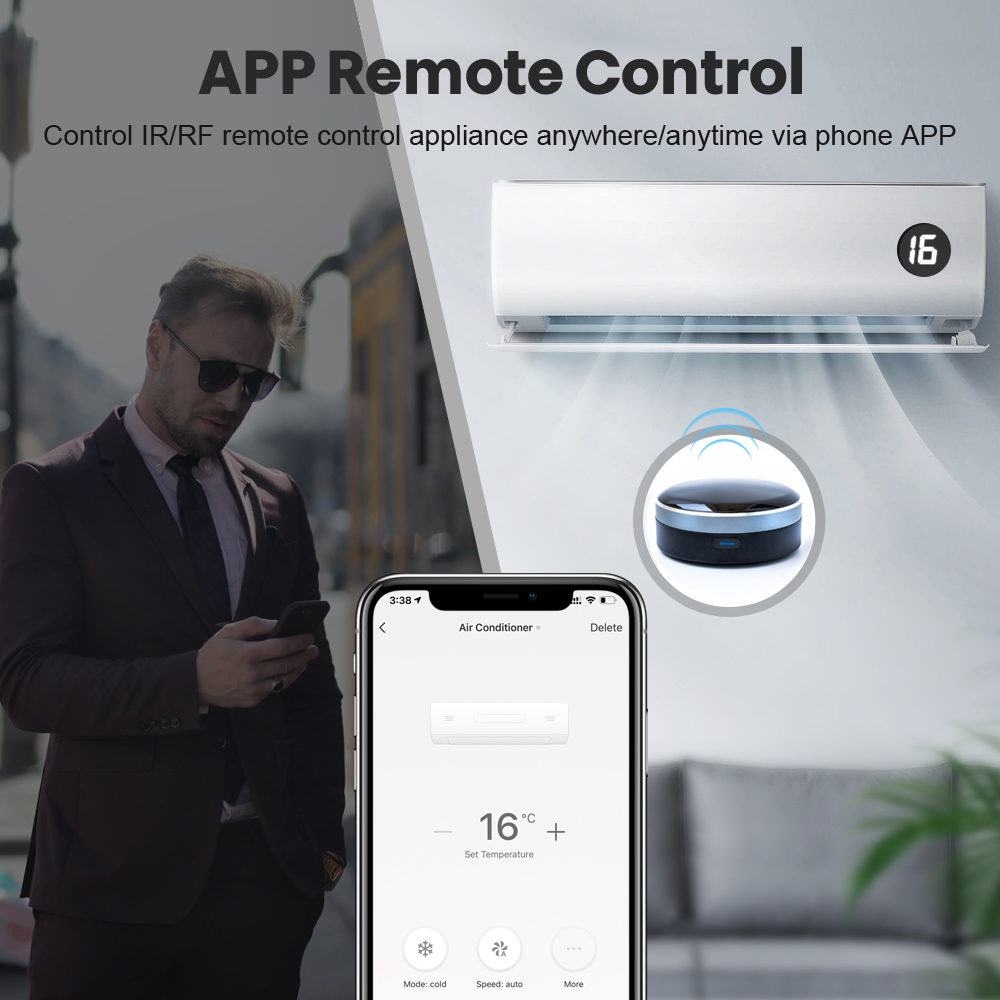 Tuya IR RF 433/315 جهاز تحكم ع - مراجعة Smart Home Improvement وسعره