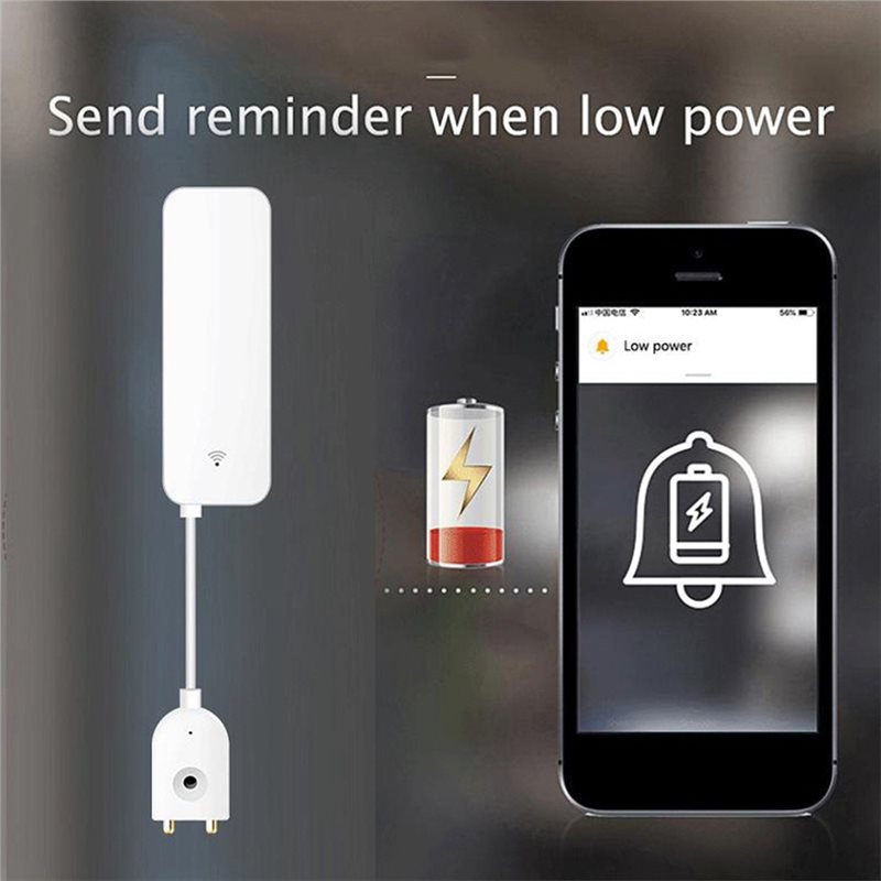 جهاز استشعار تسرب المياه الذكي - مراجعة Wifi Water Leak Detector وسعره