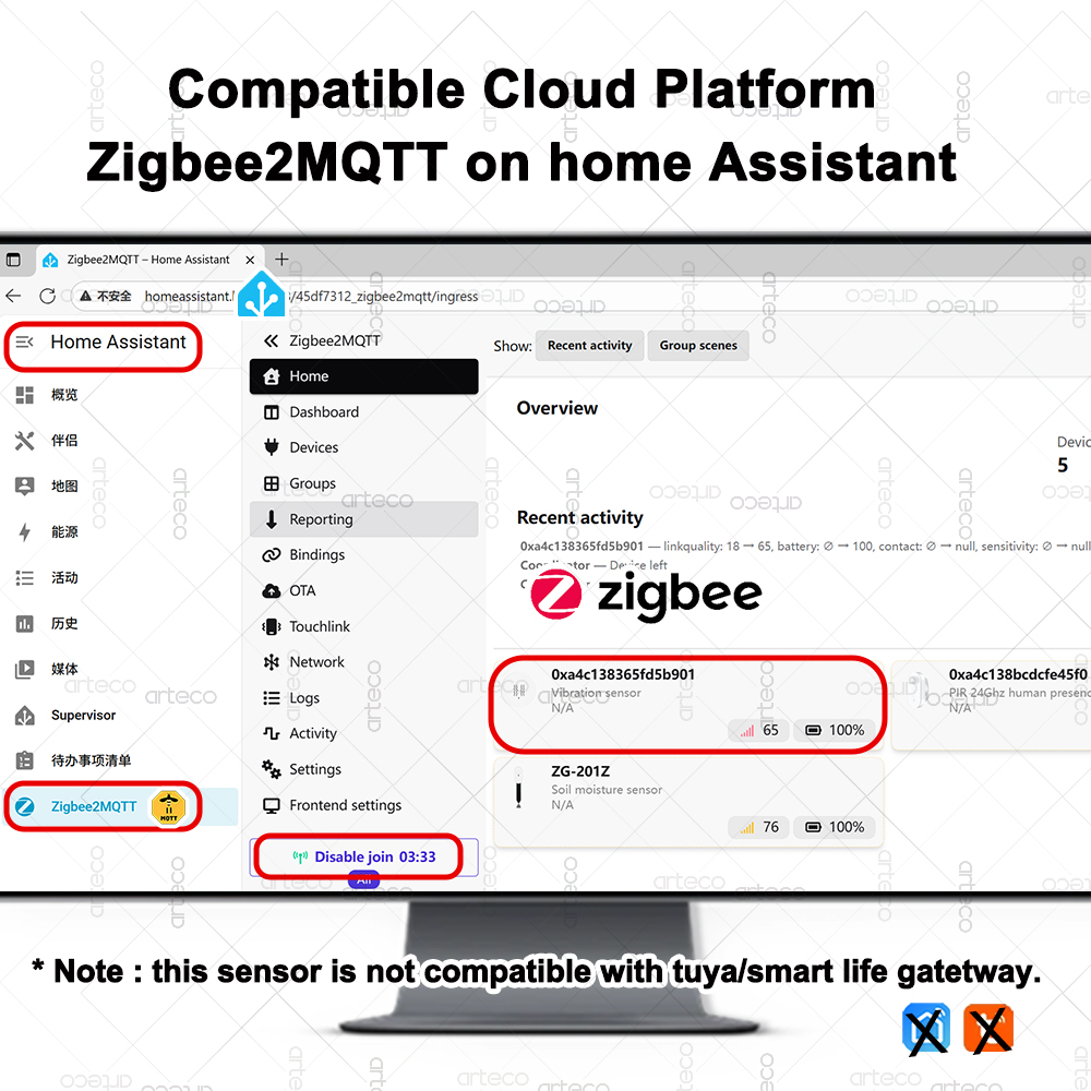 الذكية زيجبي 3.0 مستشعر الاهتز - مراجعة Smart Home Zigbee 3.0 وسعره