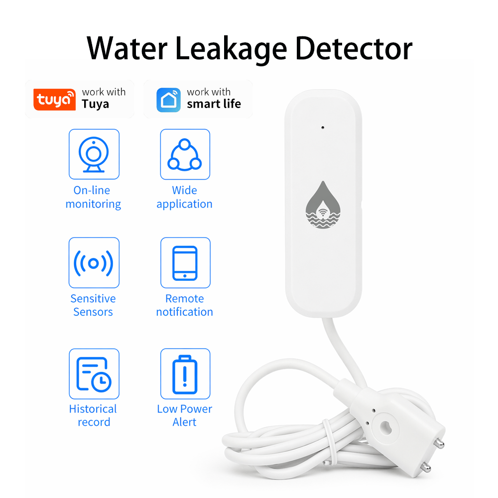 جهاز إنذار تسرب المياه واي فاي - مراجعة Smart Home Water Level Sensor وسعره
