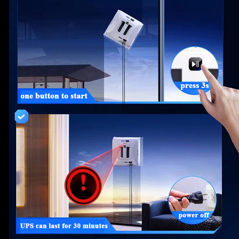 روبوت منظف النوافذ مع البخاخ ، - مراجعة Smart Home Tools وسعره
