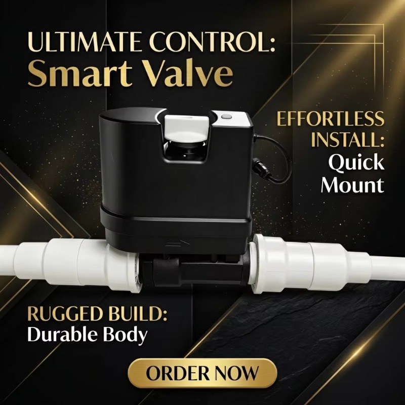 صمام مياه ذكي يعمل بالواي فاي  - مراجعة Wifi Water Leak Detector وسعره
