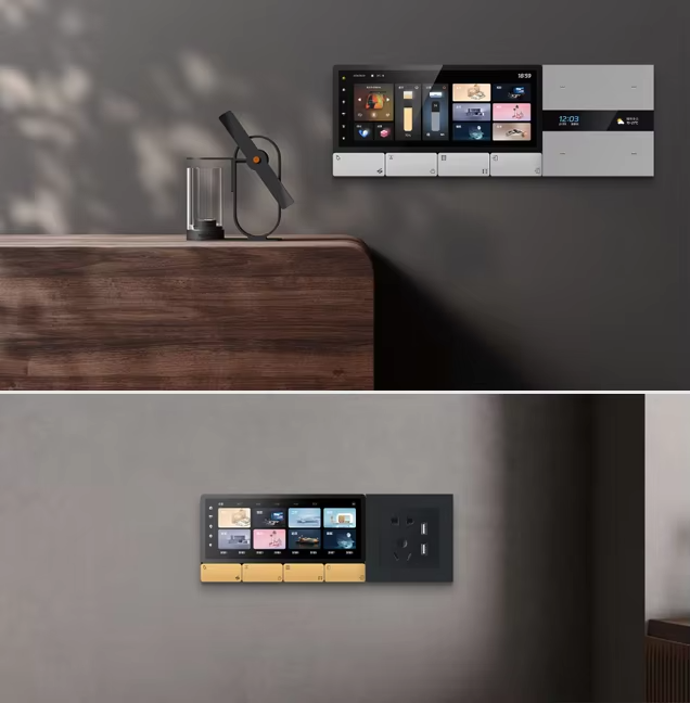 مشغل موسيقى ذكي F5 Tuya UK بشا - مراجعة Smart Home Panel وسعره