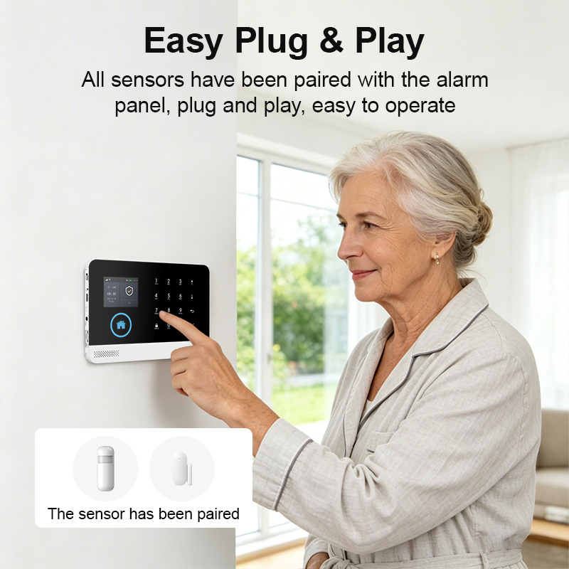 نظام إنذار أمان منزلي ذكي من P - مراجعة Smart Home Improvement وسعره