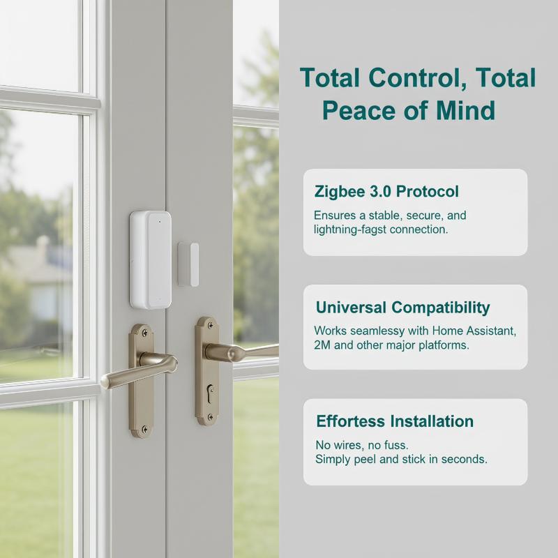 جهاز استشعار ذكي صغير للأبواب  - مراجعة Door Window Sensor وسعره