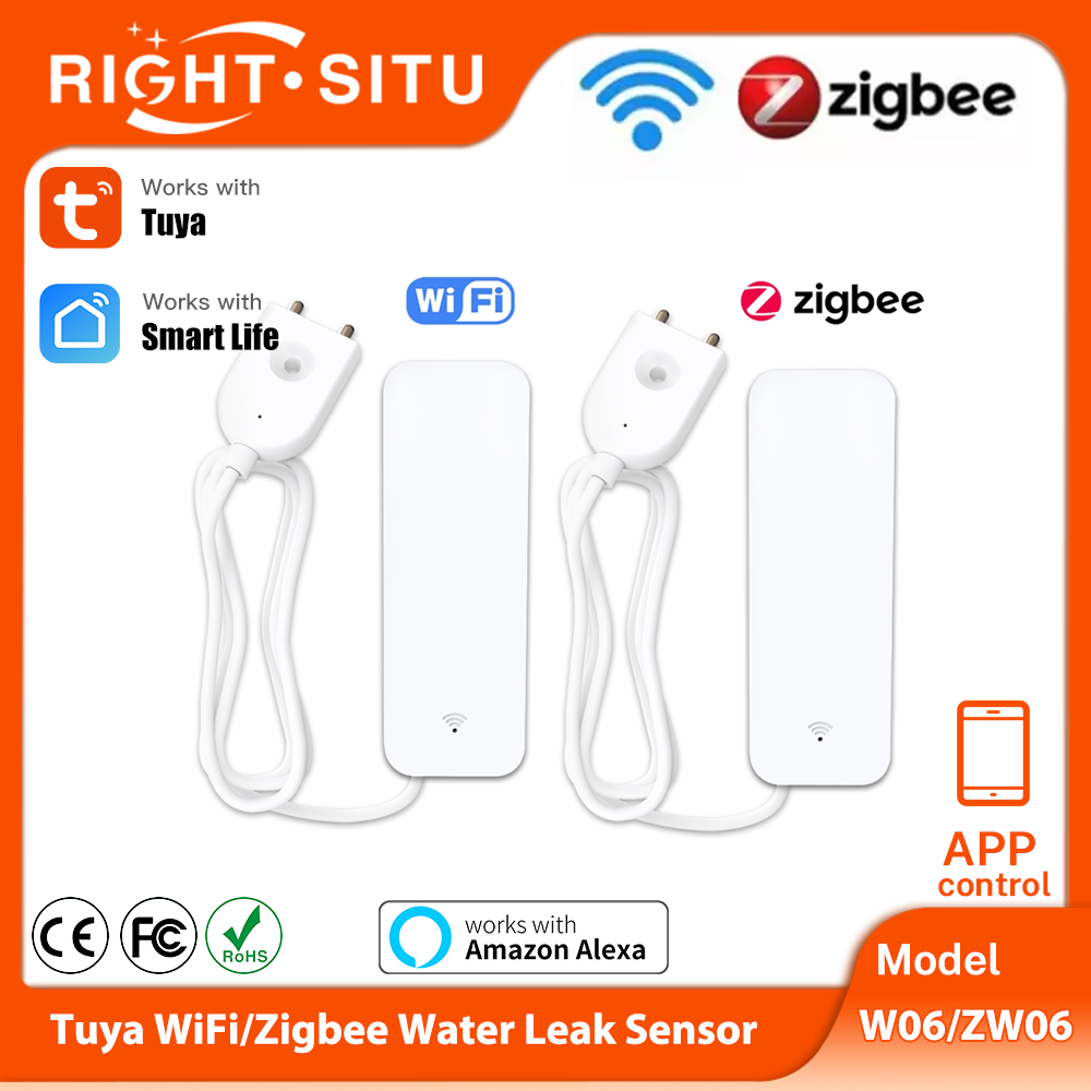 Tuya WiFi Zigbee مستشعر المياه - مراجعة Smart Home Tools وسعره