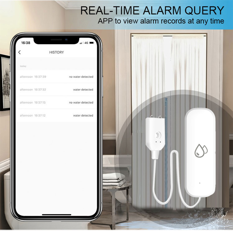 جهاز إنذار تسرب المياه الذكي م - مراجعة Wifi Water Leak Detector وسعره