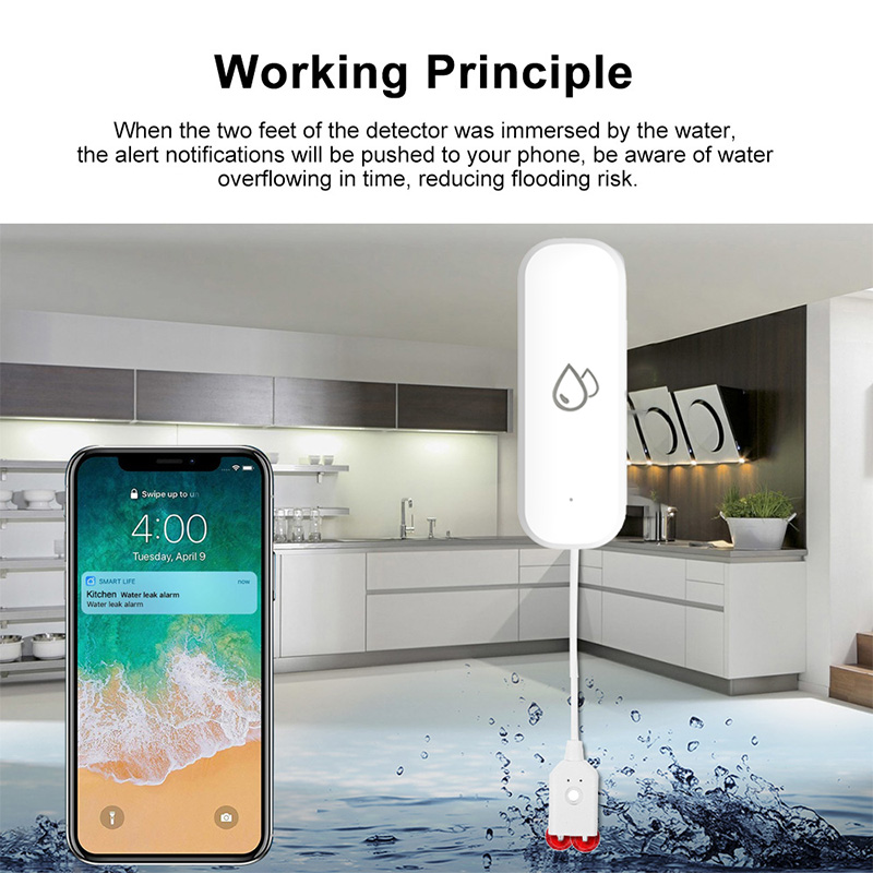 جهاز إنذار تسرب المياه الذكي م - مراجعة Wifi Water Leak Detector وسعره
