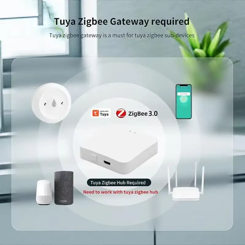 مستشعر تسرب المياه الذكي الجدي - مراجعة Smart Home Zigbee 3.0 وسعره