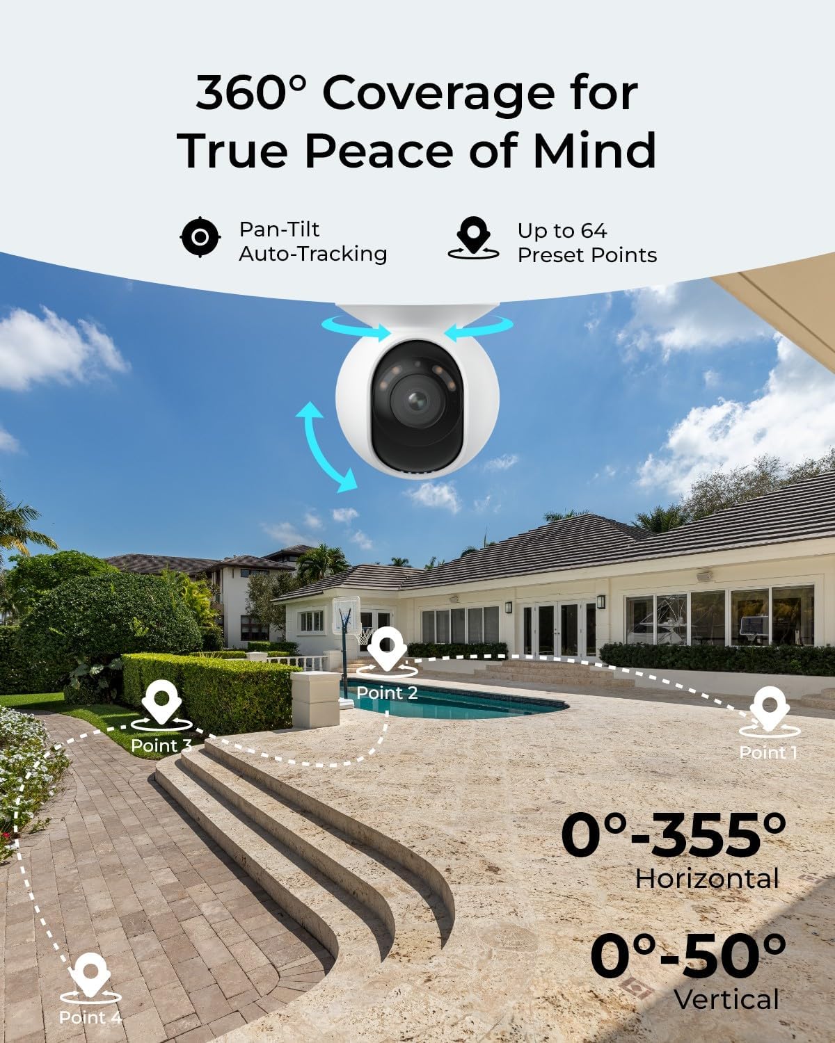كاميرا أمان منزلية خارجية بدقة - مراجعة Smart Home Cctv وسعره