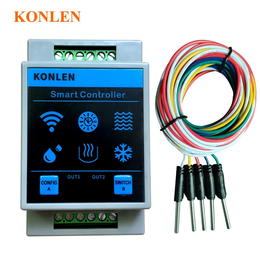 KONLEN Tuya مستشعر مستوى الميا - مراجعة Smart Home Water Level Sensor وسعره