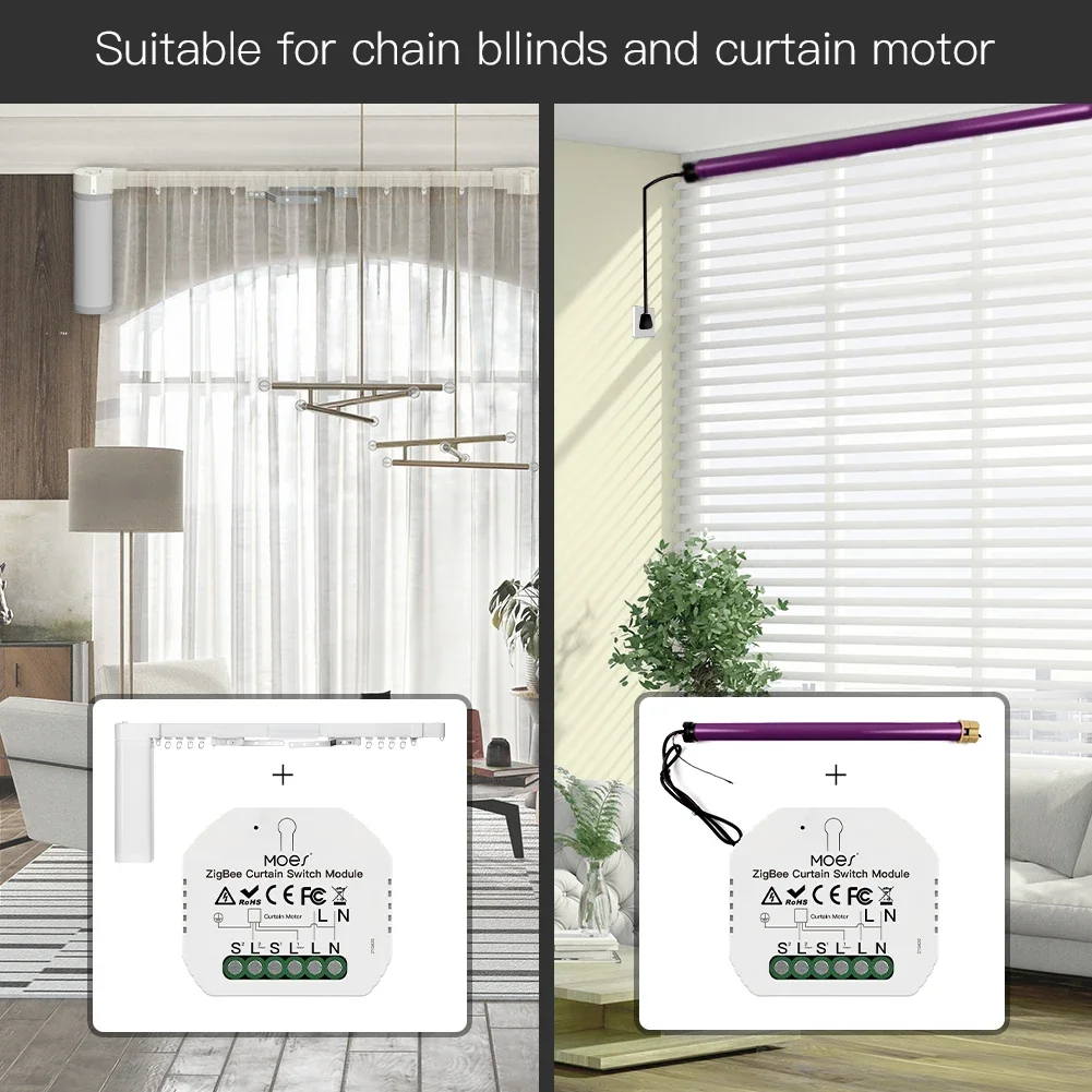 MOES زيجبي 3.0 الذكية الستار و - مراجعة Smart Home Improvement وسعره