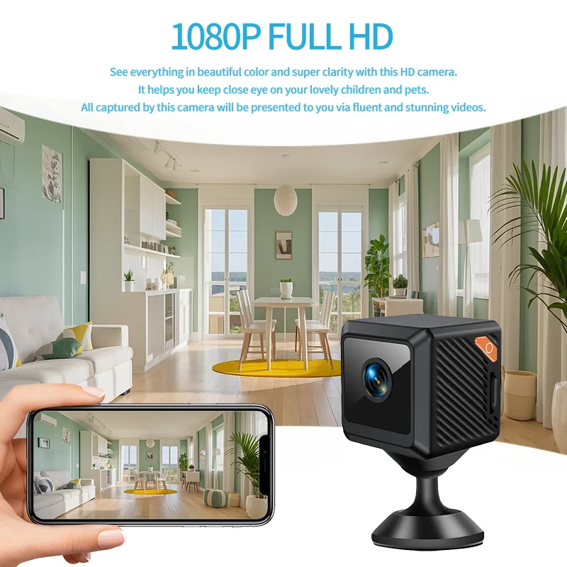 W02 1080P حماية أمنية صغيرة لل - مراجعة Smart Home Cctv وسعره