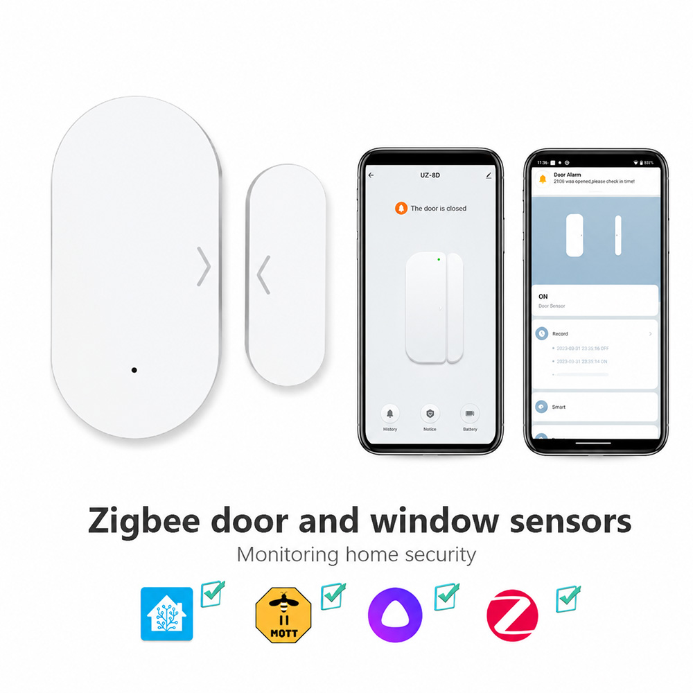 مستشعر الأبواب والنوافذ بتقنية - مراجعة Smart Home Zigbee 3.0 وسعره