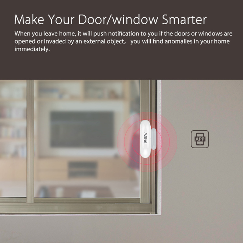 جهاز إنذار ذكي لاسلكي للأبواب  - مراجعة Door Window Sensor وسعره
