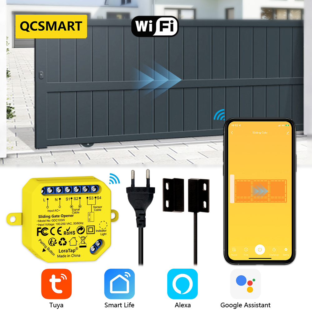 Tuya WiFi انزلاق بوابة المرآب  - مراجعة Smart Home Improvement وسعره