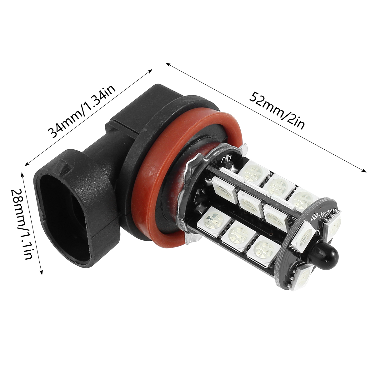 2 قطعة 27 LED أضواء الضباب للس - مراجعة Voice Control Light Bulb وسعره