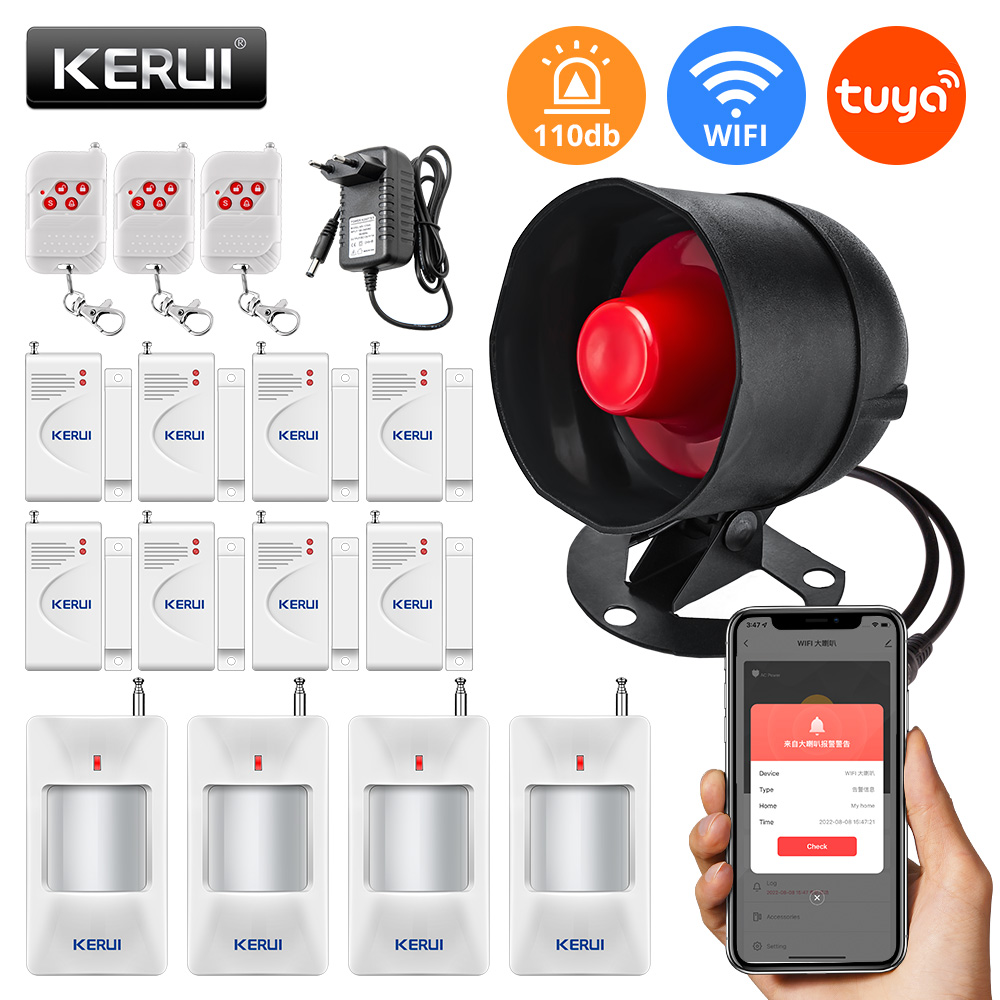 KERUI-نظام إنذار أمان منزلي ،  - مراجعة Smart Home Improvement وسعره