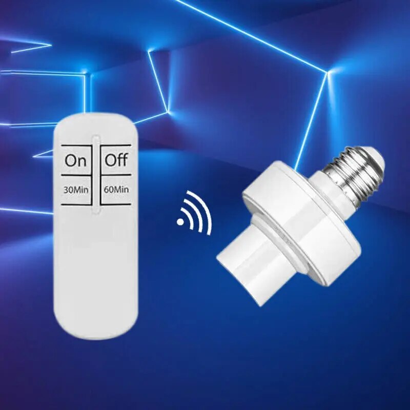 E27 LED مصباح RF 433MHz الذكية - مراجعة Voice Control Light Bulb وسعره