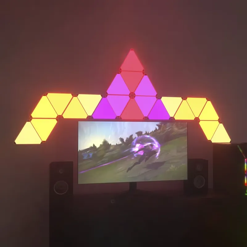 أضواء جدارية LED مثلثة الشكل م - مراجعة Smart Home Panel وسعره