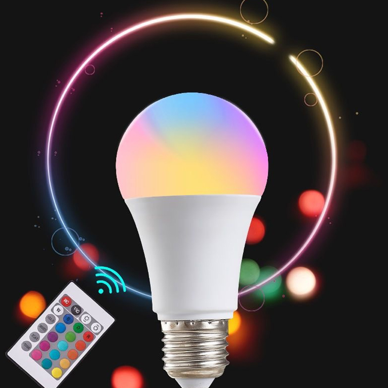 مصباح LED متعدد الألوان بـ 16  - مراجعة Voice Control Light Bulb وسعره