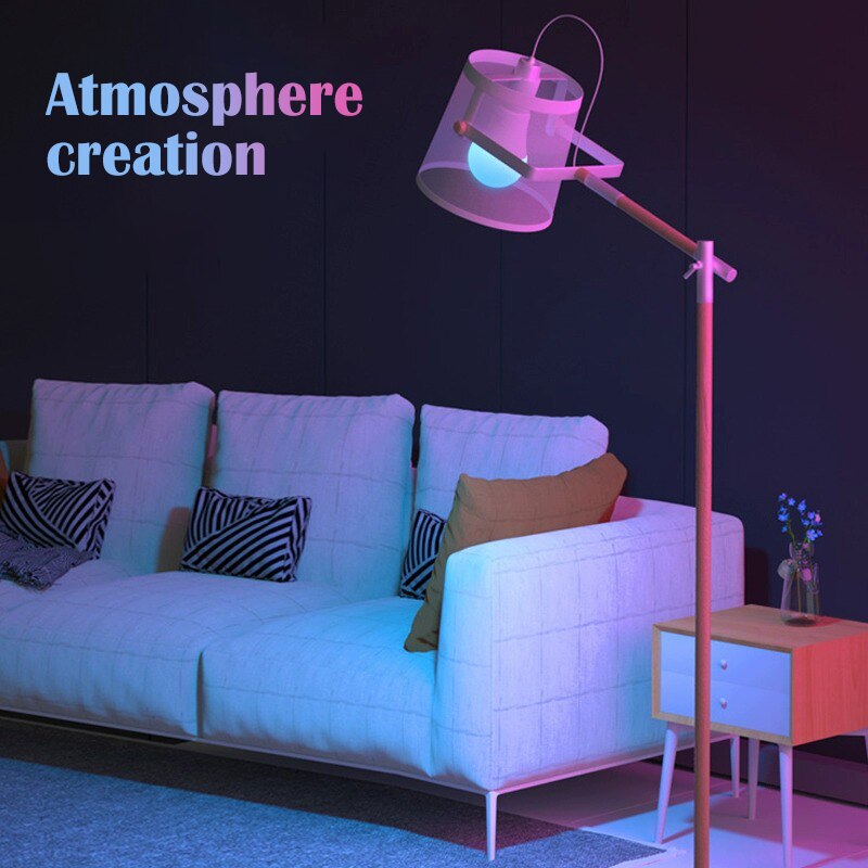 مصباح LED متعدد الألوان بـ 16  - مراجعة Voice Control Light Bulb وسعره